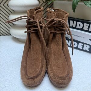 MICHAEL Michael Kors Brown Suede Ankle Boots